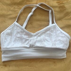 ALO Yoga White Sports Bra